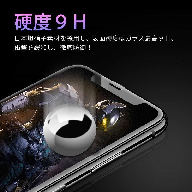 iPhone 15 Plus 6.7inch用アンチグレア ガラスフィルム非光沢 反射防止 5D耐衝撃 極薄 ラウンドエッジ加工 汚れ防止_画像3