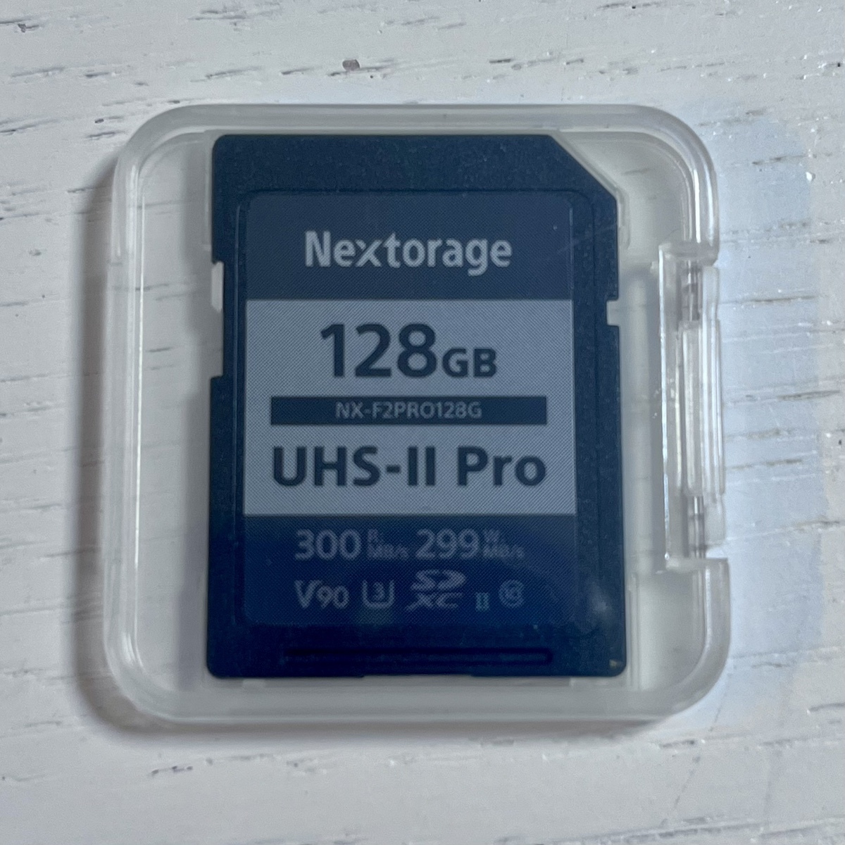 SDカード Nextorage SDXC UHS-II V90 128GB NX-F2PRO128Gの画像1