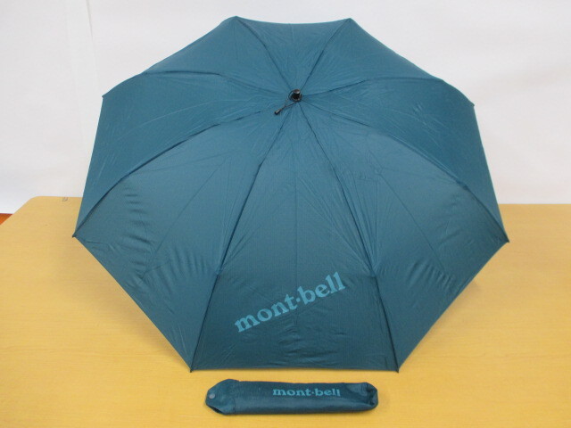 4058FSZ◎mont-bell モンベル トレッキングアンブレラ 折りたたみ傘 ダークマラード◎中古の画像1