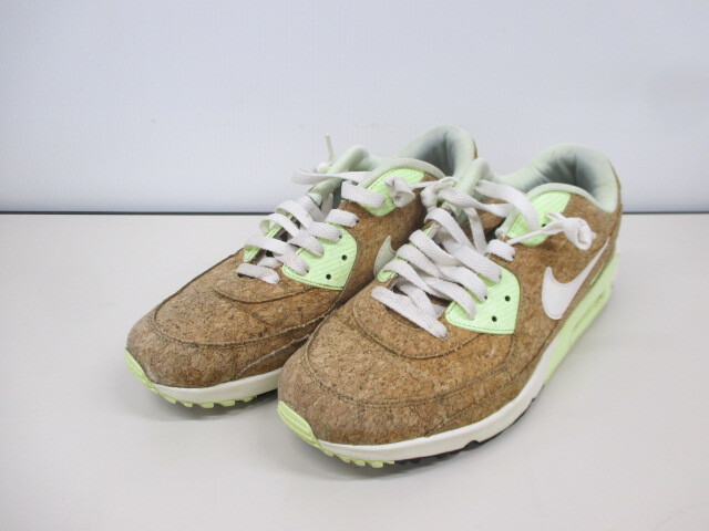 4289FNZ◎NIKE ナイキ Air Max 90 Golf NRG COLK エアマックス ゴルフ コルク スニーカー 27㎝◎中古の画像1