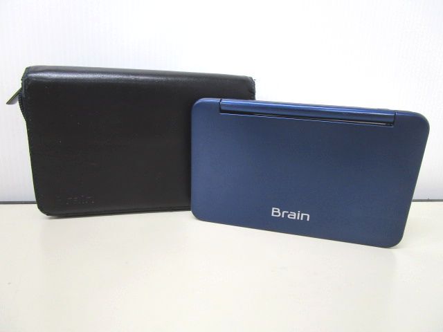 4364RNZ◎SHARP シャープ 電子辞書 BRAIN 高校生モデル PW-SH7 ネイビー◎中古