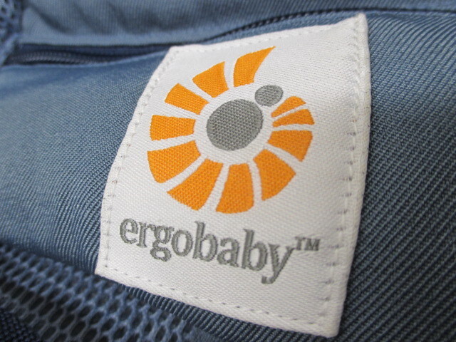 4406FNZ*ergobaby L go baby OMNI Homme ni360 COOLAIR cool air - midnightblue oxford blue baby sling * used 
