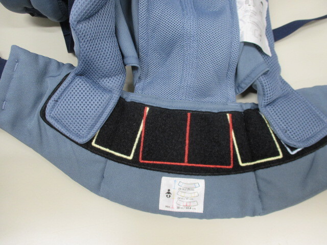 4406FNZ*ergobaby L go baby OMNI Homme ni360 COOLAIR cool air - midnightblue oxford blue baby sling * used 