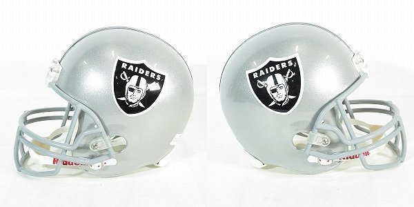 Riddell/リデル NFL Las Vegas Raiders/ラスベガス・レイダース レプリカヘルメット/アメフト /100の画像3