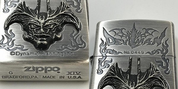 ZIPPO/ジッポー DEVILMAN/デビルマン メタル貼り No.0449 1998年製 /LPL_画像8