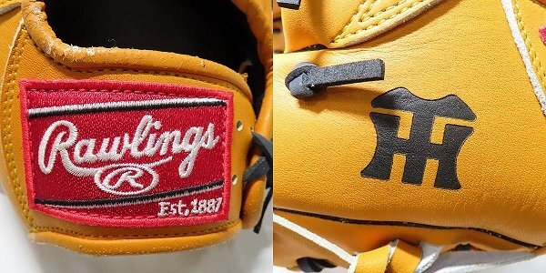 【未使用】Rawlings/ローリングス 左投げ 少年軟式 オールポジション用 グローブ/グラブ RJ-T4M /080の画像5