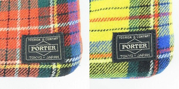 PORTER/ Porter check 2way shoulder bag bag /060