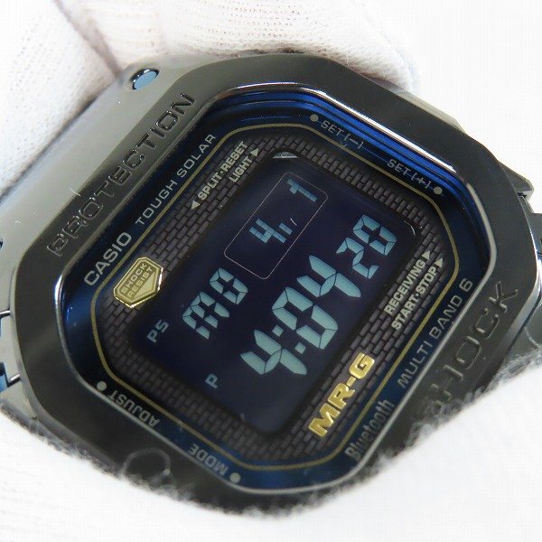 【保証期間内】G-SHOCK/Gショック MR-G 青墨 タフソーラー/Bluetooth搭載 腕時計 MRG-B5000BA-1JR /000の画像7