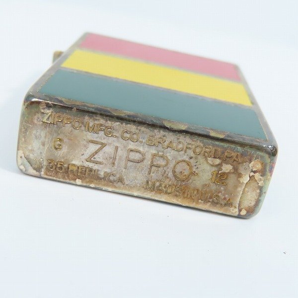 ZIPPO/ジッポー 1935 REPLICA/1935レプリカ ラスタカラー 2012年製 /LPL_画像4