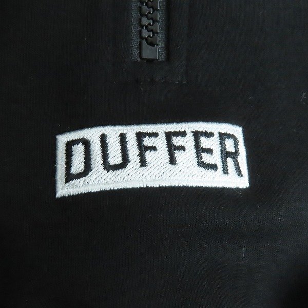 ☆DUFFER BLACK LABEL/ダファー ブラックレーベル ハーフジップパーカー/M /060_画像6