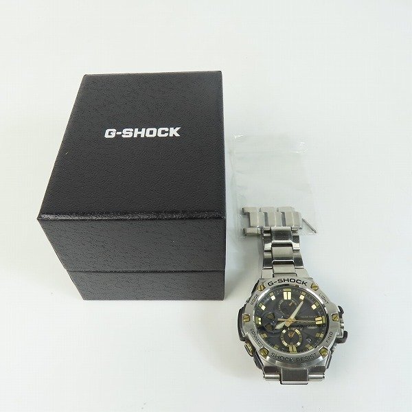 G-SHOCK/Gショック G-STEEL/Gスチール スマートフォンリンク/タフソーラー/メタルバンド 腕時計/ウォッチ GST-B100D-1A9JF /000の画像8