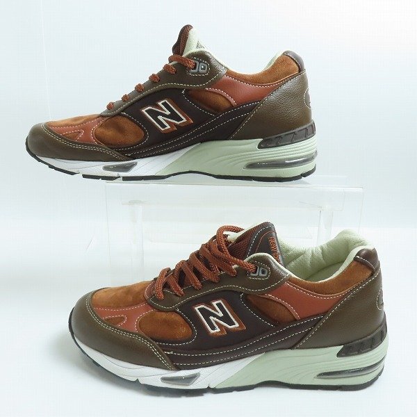 NEW BALANCE/ニューバランス made in england/イングランド製 M991BTG スエードローカットスニーカー/UK8.5 /080_画像4