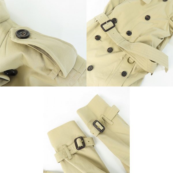 ☆BURBERRY London England/バーバリーロンドン THE KENSINGTON 裏ノバチェックトレンチコート 3983339/44 /080の画像9