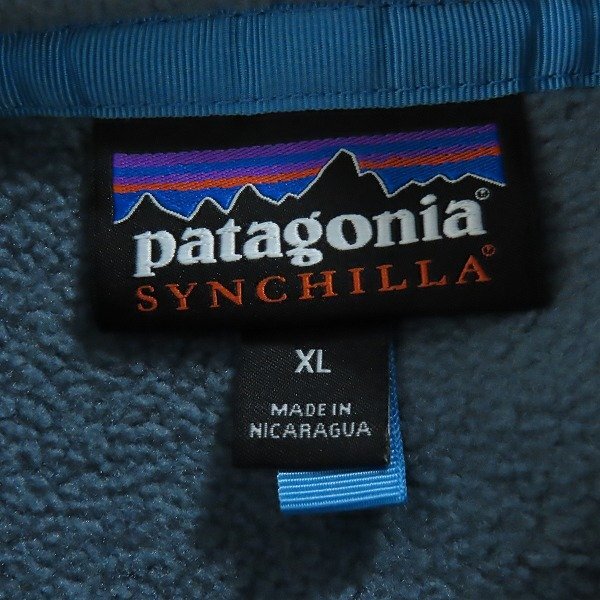 ☆patagonia/パタゴニア ライトウェイト シンチラスナップT フリース ジャケット 25551FA22/XL /080の画像3