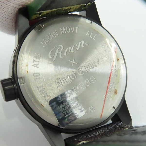 Roen×ANGEL CLOVER/ロエン×エンジェルクローバー クロノグラフ 腕時計 BE39【動作未確認】 /000の画像4