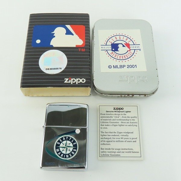 ZIPPO/ジッポー シアトルマリナーズ 2001年製 /LPL_画像5