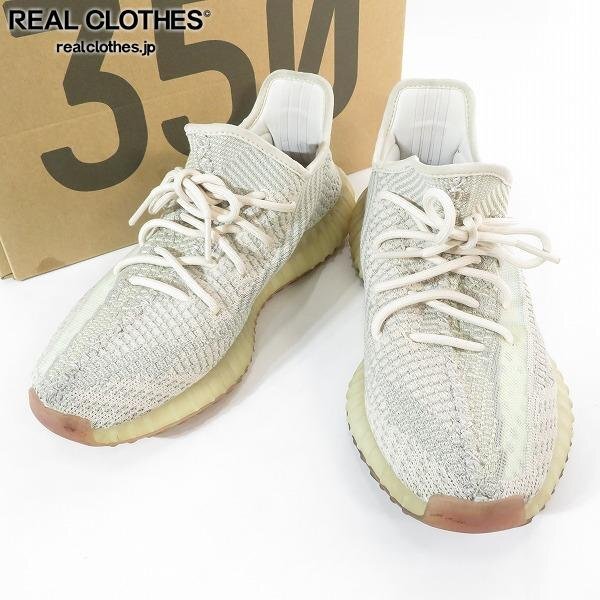 adidas/アディダス YEEZY BOOST 350 V2 CITRIN イージーブースト350 FW3042 27.5 /080_詳細な状態は商品説明内をご確認ください。