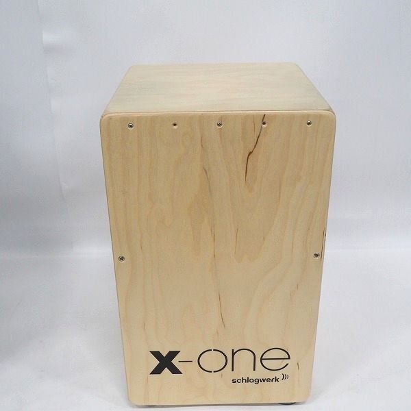 ★Schlagwerk/シュラグヴェルク X-One CP-104 Cajon Black Label カホン パーカッション ソフトケース付き 同梱×/D4Xの画像2