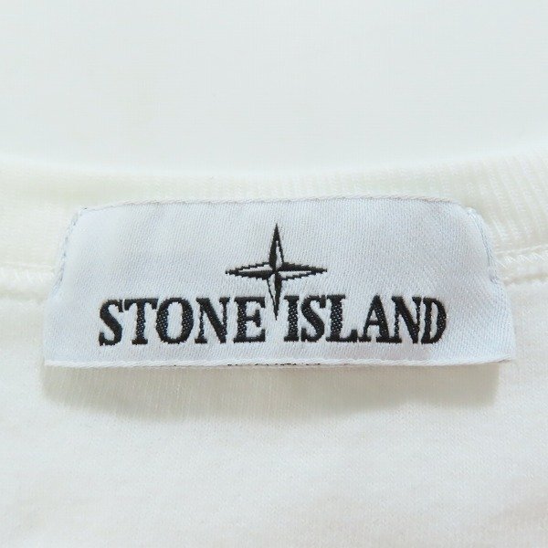 ☆STONE ISLAND/ストーンアイランド ロゴ刺繍半袖Tシャツ 781520444/M /LPL_画像3