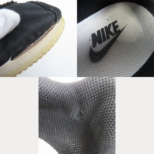 【観賞用】NIKE/ナイキ CLASSIC CORTEZ NYLON/クラシック コルテッツ ナイロン スニーカー 807472-011/27 /080_画像7