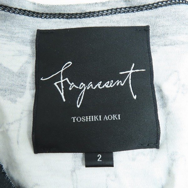 ☆FAGASSENT/ファガッセン TOSHIKI AOKI 19AW TP 総柄 長袖 Tシャツ カットソー bleeze/2 /LPL_画像3