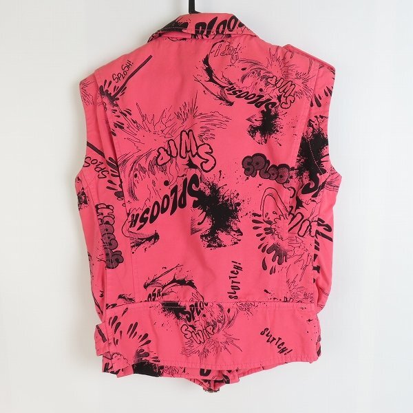 ☆【難有り】COMME des GARCONS SHIRT/コムデギャルソンシャツ ライダースベスト FI-J007/S /060の画像2