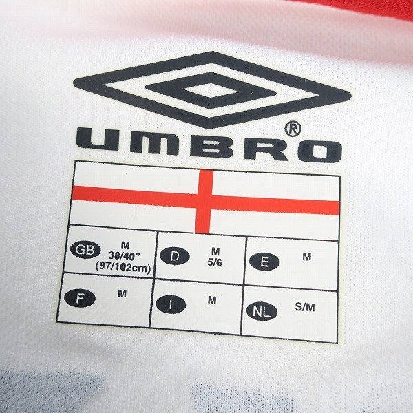 ☆UMBRO/アンブロ イングランド代表 01-02 ユニフォーム ベッカム #7 UDS6110H/M /LPL_画像3
