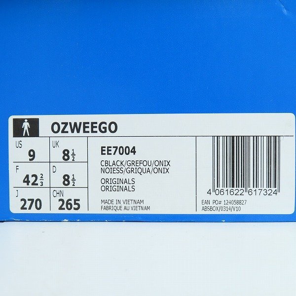 adidas/アディダス OZWEEGO CBLACK-GREFOU-ONIX EE7004/27 /080の画像10