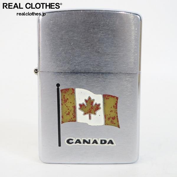 ZIPPO/ジッポー Canada/カナダ 国旗 デザイン 89年製 /LPL_詳細な状態は商品説明内をご確認ください。