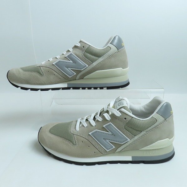 【未使用】New Balance/ニューバランス 996 Made in Japan/メイドインジャパン Gray M996JP/27.0D /080の画像4