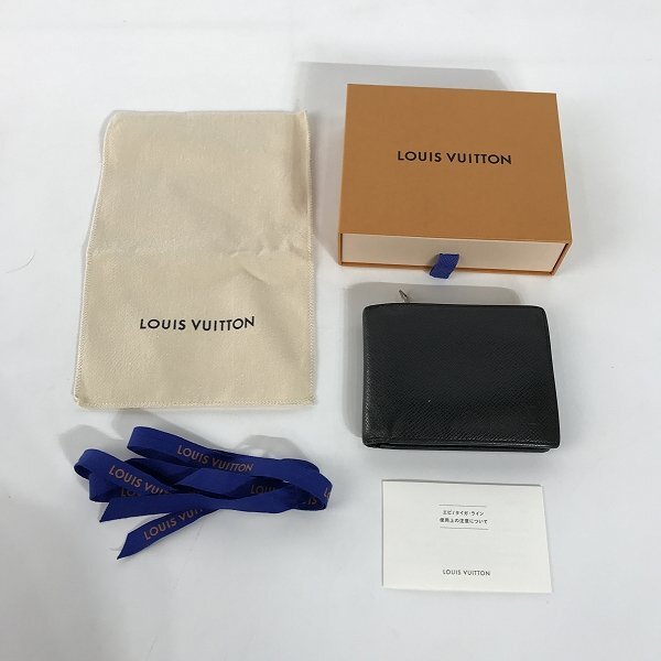 【難有り】LOUIS VUITTON/ルイヴィトン タイガ ポルトフォイユ アメリゴ パスケース付２つ折 財布/ウォレット M42100 /000の画像10