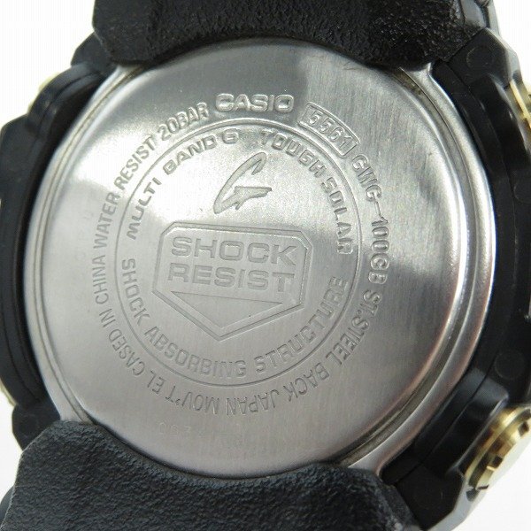 G-SHOCK/Gショック Black & Gold Series MUDMASTER/マッドマスター マスターオブG 腕時計 GWG-100GB-1AJF /000の画像4