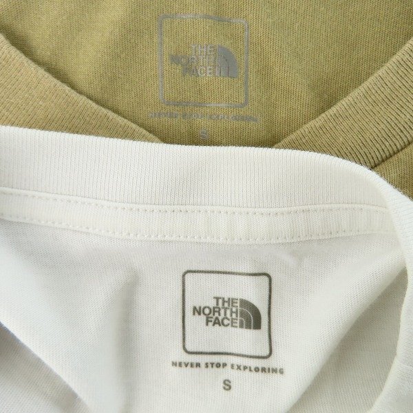 ☆THE NORTH FACE/ノースフェイス ロゴ刺繍 半袖 Tシャツ カットソー 2点セット /000の画像3