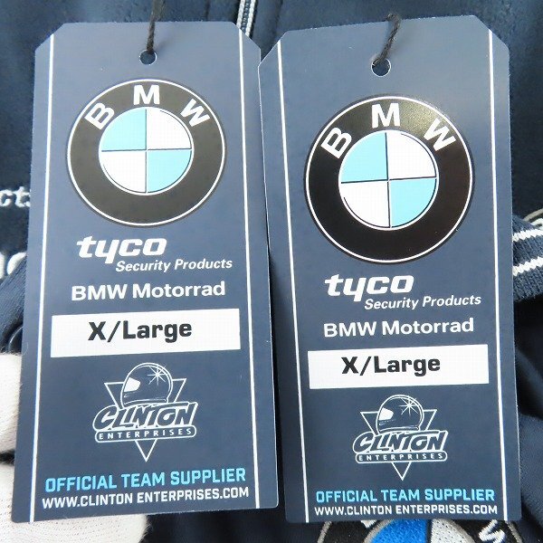 ☆【難あり】BMW/ビーエムダブリュー モトラッド F1 TEAM TAS Racing TYCO 公式 フリースジャケット/ポロシャツ/2点セット /080の画像10