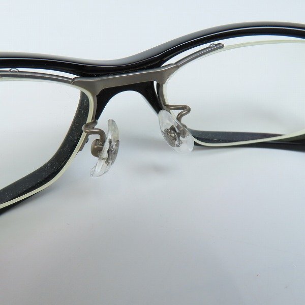 999.9/フォーナインズ セル/メタル ダブルフロント 眼鏡/メガネ フレーム/アイウェア NP-50 /000の画像5