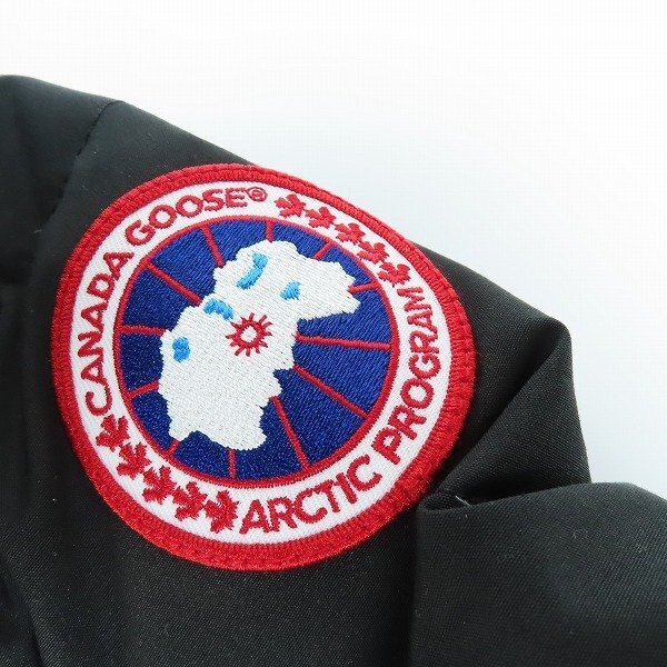 ☆【JPタグ】CANADA GOOSE/カナダグース WYNDHAM PARKA/ウィンダム パーカー ダウン ジャケット ブラック 3808MA/S /100の画像9