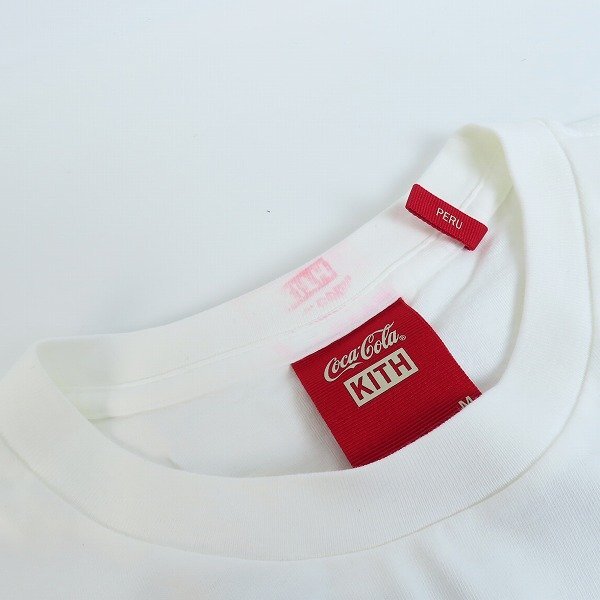 ☆【未使用】KITH × Coca-Cola/キス×コカコーラ Drink Vintage Tee/ドリンク ビンテージ Tシャツ/M /LPLの画像7