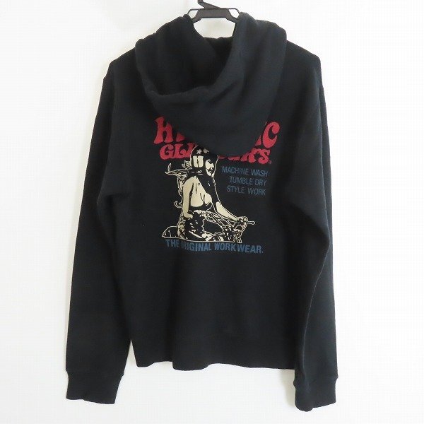 ☆HYSTERIC GLAMOUR/ヒステリックグラマー バイクガール プリント ジップアップ パーカー 0293CF04/M /060の画像2