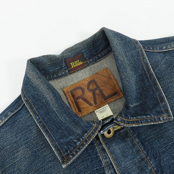 ☆RRL/ダブルアールエル RALPH LAUREN/ラルフローレン デニムジャケット/Gジャン S /060_画像5