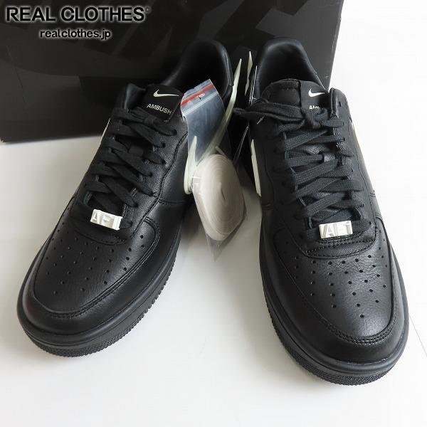 【未使用】NIKE×AMBUSH/ナイキ×アンブッシュ AIR FORCE 1 LOW SP/エア フォース 1 ロー スペシャル ブラック DV3464-001/27.5 /080の画像1