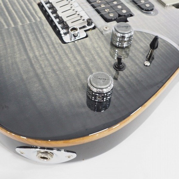 ★【難有り】Swing Guitar Technology/スウィングギターModern Pro Charcoal Burst 2020 エレキギター ギグケース付 同梱×/160の画像7