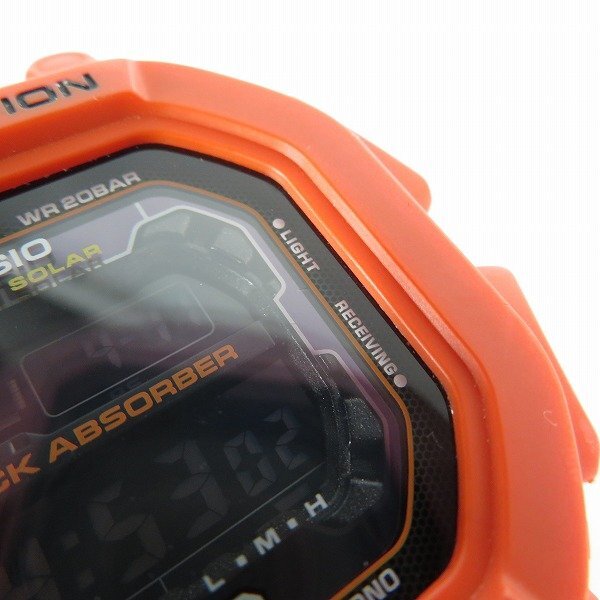 G-SHOCK/Gショック GX Series 2層ウレタンベゼル ソーラー 腕時計 オレンジ GXW-56-4JF /000の画像7