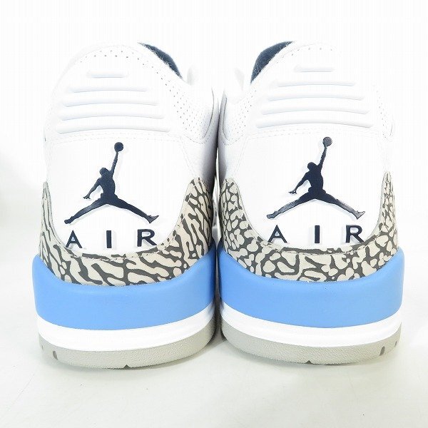 【未使用】NIKE/ナイキ AIR JORDAN 3 RETRO UNC/エアジョーダン3 レトロ UNC CT8532-104 28.5 /080_画像2