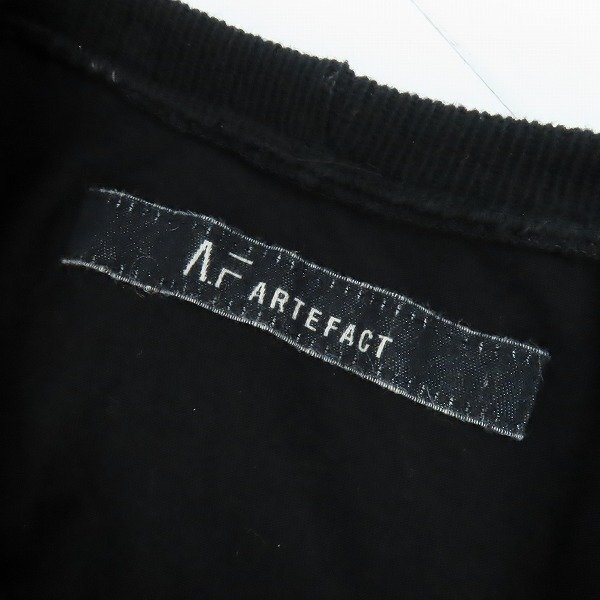 ☆A.F ARTEFACT/エーエフアーティファクト レイヤードニット サイドジップ 1 /060の画像3