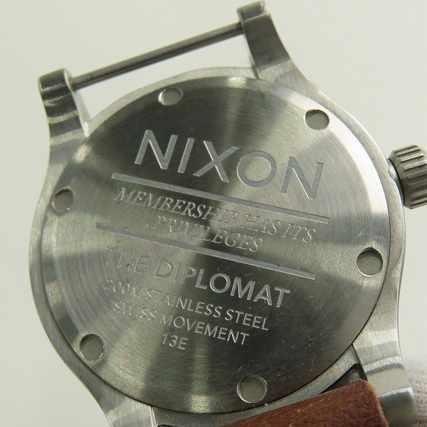 NIXON/ニクソン THE DIPLOMAT アナログ腕時計 【動作未確認】 /000の画像4
