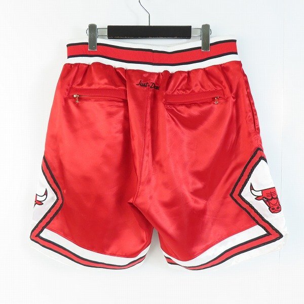 just don/ジャストドン Chicago Bulls home shorts/シカゴブルズ ホーム ショーツ/XL /060の画像2