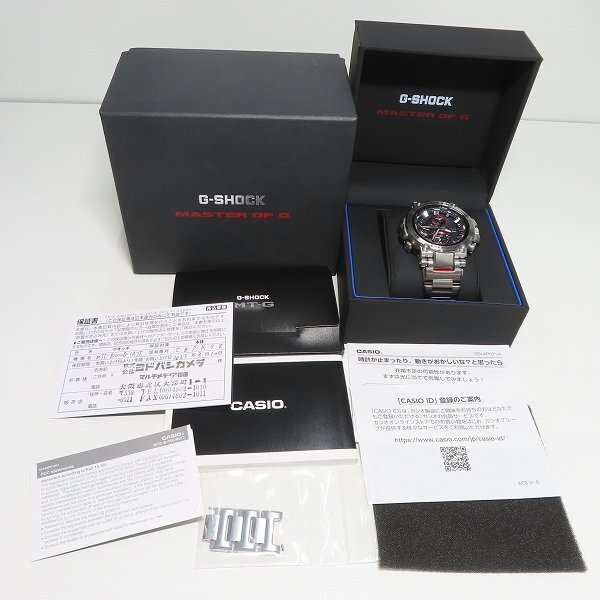 G-SHOCK/Gショック MT-G Bluetooth搭載 電波ソーラー 腕時計 MTG-B1000D-1AJF /000の画像9