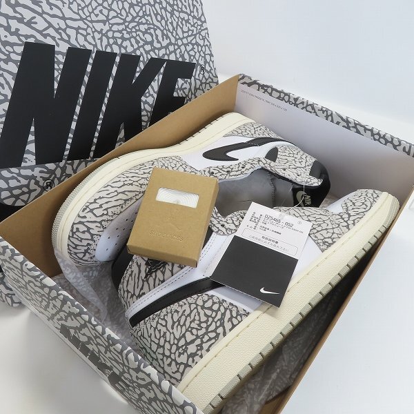 【未使用】NIKE/ナイキ AIR JORDAN 1 HIGH OG WHITE CEMENT/エア ジョーダン 1 ハイ OG ホワイト セメント DZ5485-052/28.5 /080_画像7