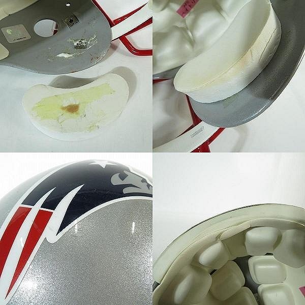 Riddell/リデル NFL New England Patriots/ニューイングランド・ペイトリオッツ レプリカヘルメット/アメフト /100の画像9