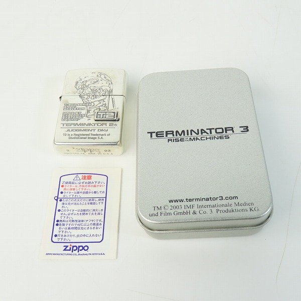 ZIPPO/ジッポー TERMINATOR2/ターミネーター2/T2 JUDGMENT DAY 2003年製 /LPLの画像8